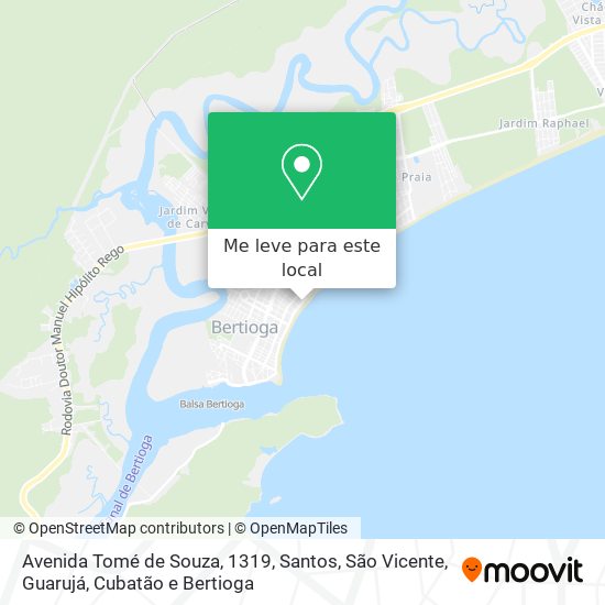 Avenida Tomé de Souza, 1319 mapa