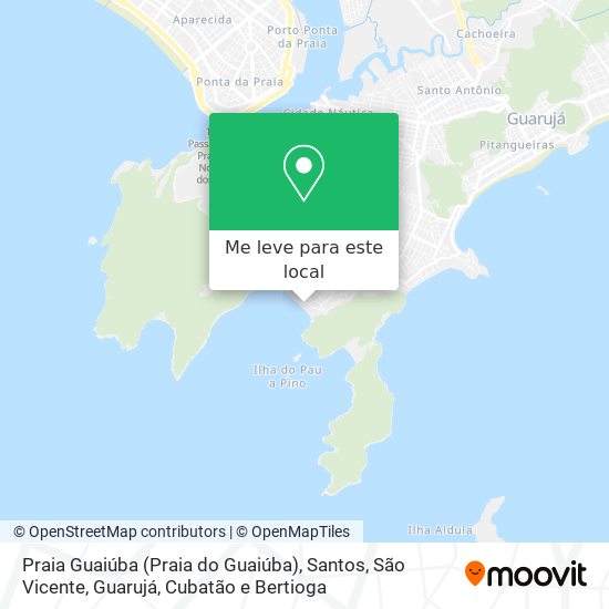 Praia Guaiúba (Praia do Guaiúba) mapa