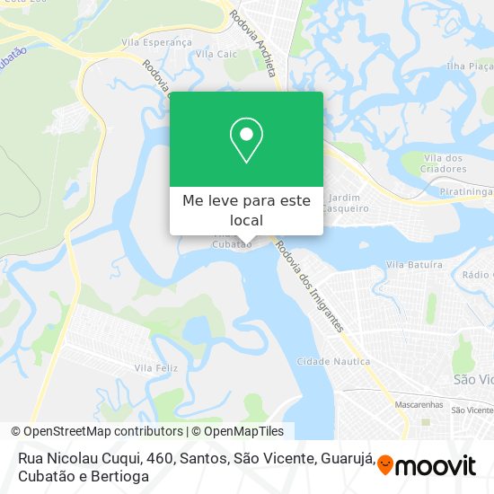 Rua Nicolau Cuqui, 460 mapa