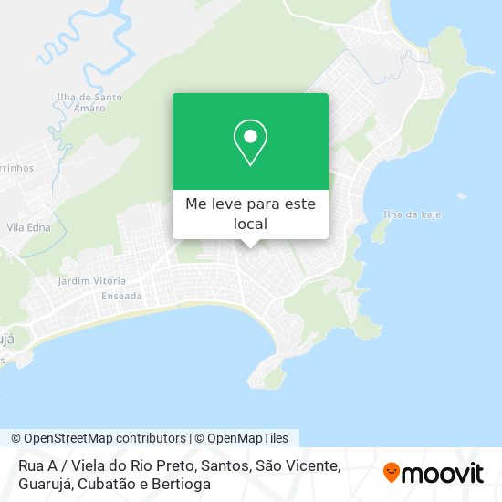 Rua A / Viela do Rio Preto mapa