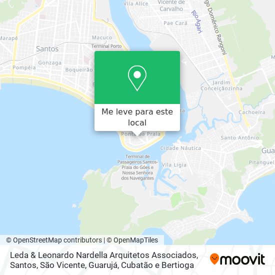 Leda & Leonardo Nardella Arquitetos Associados mapa