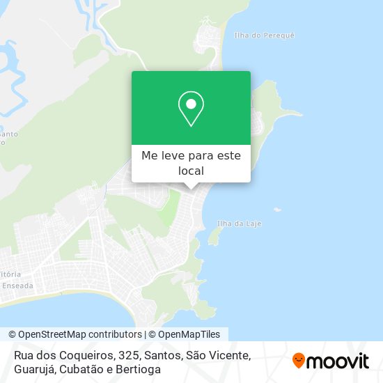 Rua dos Coqueiros, 325 mapa