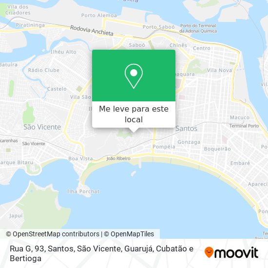 Rua G, 93 mapa