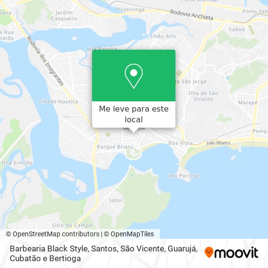 Barbearia Black Style mapa