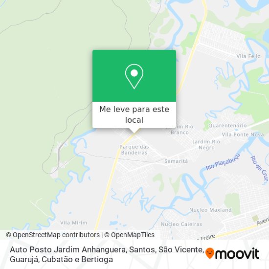 Auto Posto Jardim Anhanguera mapa