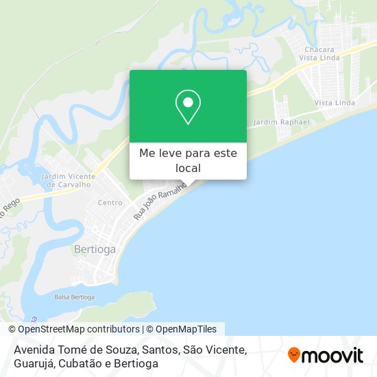 Avenida Tomé de Souza mapa