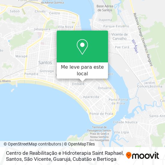 Centro de Reabilitação e Hidroterapia Saint Raphael mapa