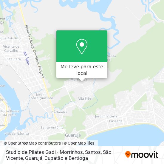 Studio de Pilates Gadi - Morrinhos mapa