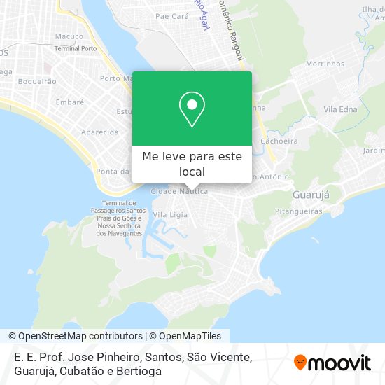 E. E. Prof. Jose Pinheiro mapa
