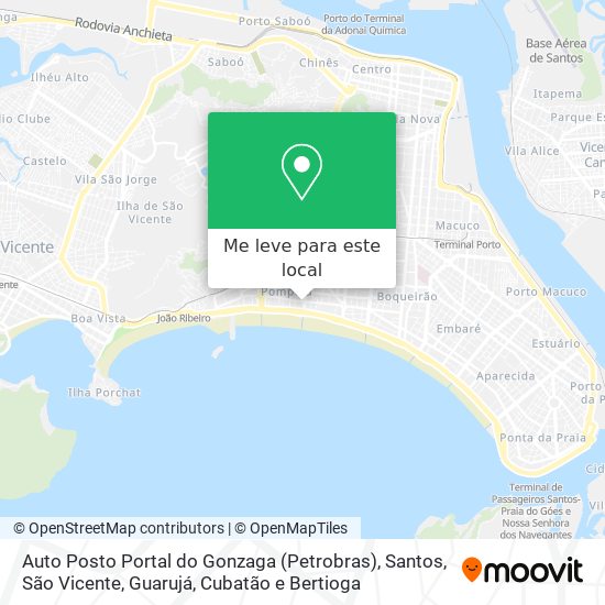 Auto Posto Portal do Gonzaga (Petrobras) mapa