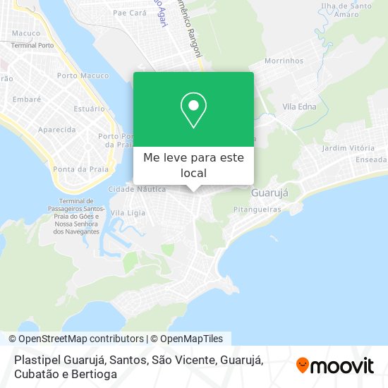 Plastipel Guarujá mapa