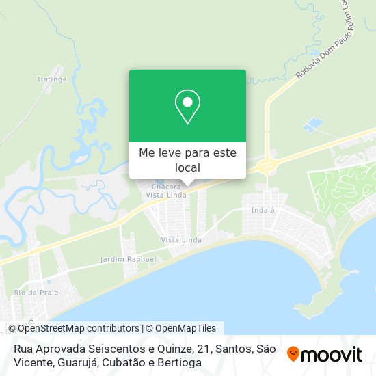 Rua Aprovada Seiscentos e Quinze, 21 mapa