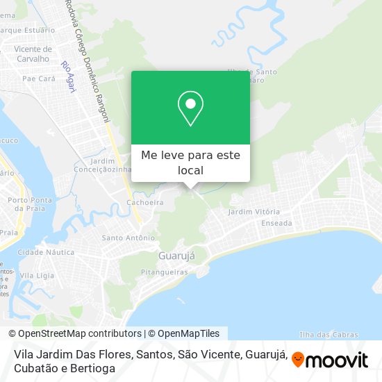 Vila Jardim Das Flores mapa