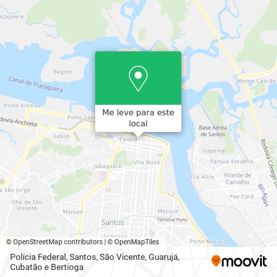 Polícia Federal mapa