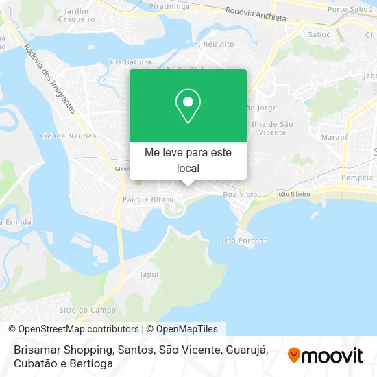 Brisamar Shopping mapa
