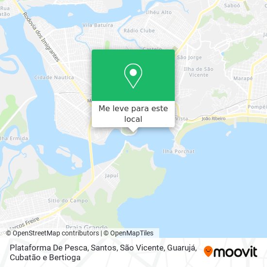 Plataforma De Pesca mapa