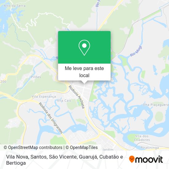 Vila Nova mapa