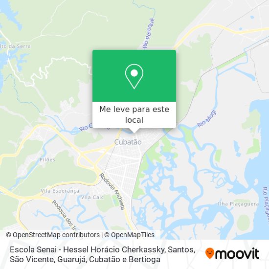 Escola Senai - Hessel Horácio Cherkassky mapa