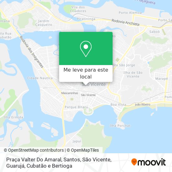Praça Valter Do Amaral mapa
