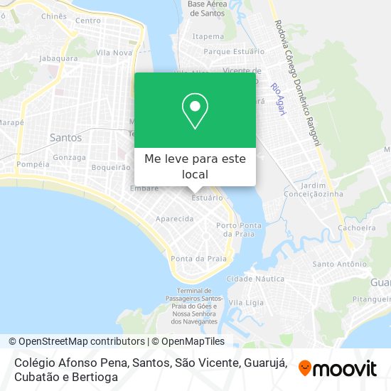Colégio Afonso Pena mapa