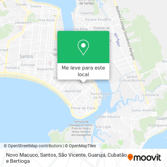 Novo Macuco mapa