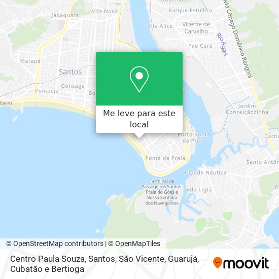 Centro Paula Souza mapa