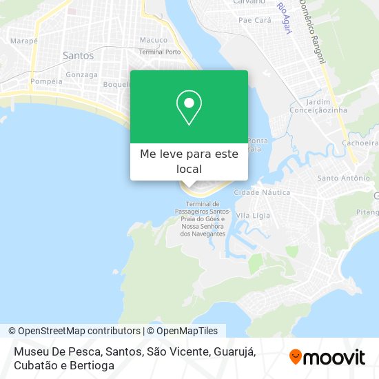 Museu De Pesca mapa