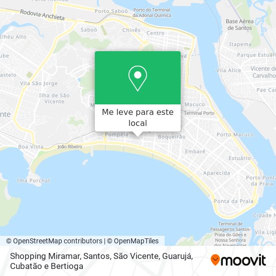 Shopping Miramar mapa