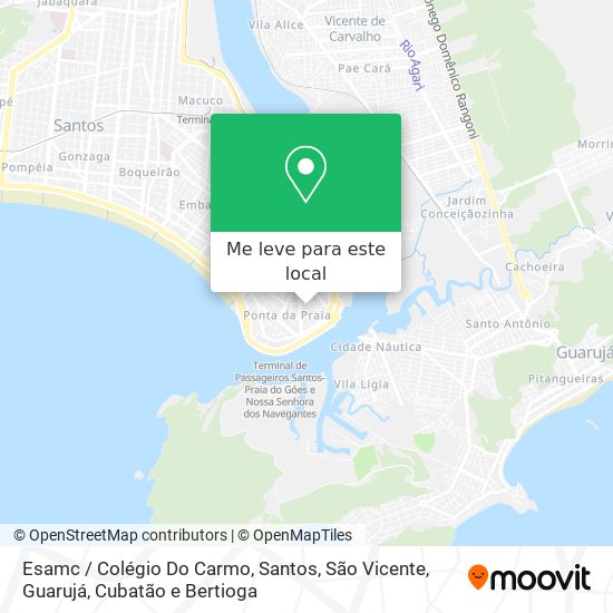Esamc / Colégio Do Carmo mapa