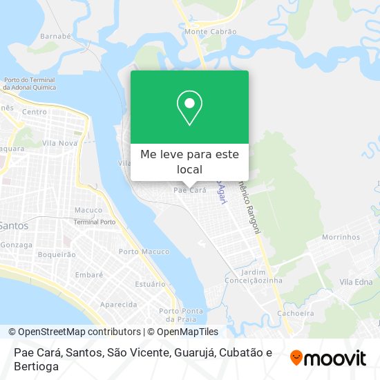 Pae Cará mapa