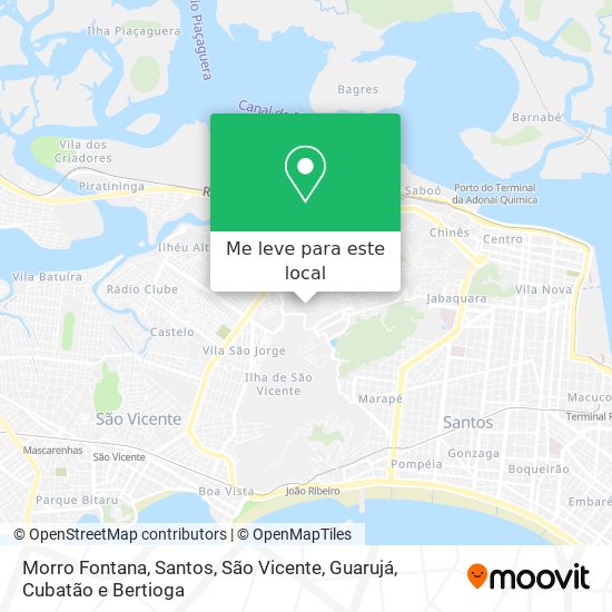 Morro Fontana mapa