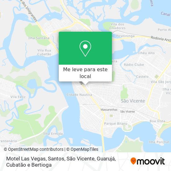 Motel Las Vegas mapa