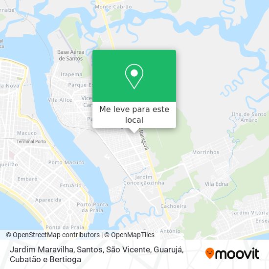 Jardim Maravilha mapa