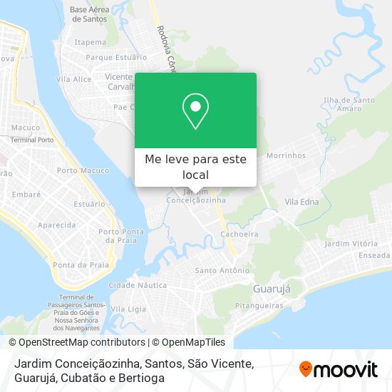Jardim Conceiçãozinha mapa