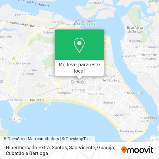 Hipermercado Extra mapa