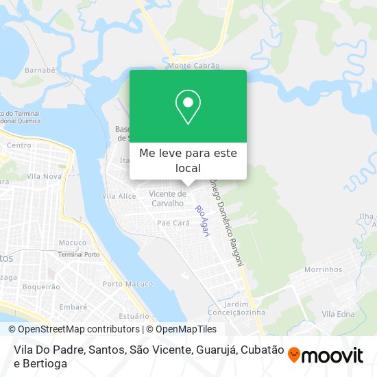 Vila Do Padre mapa