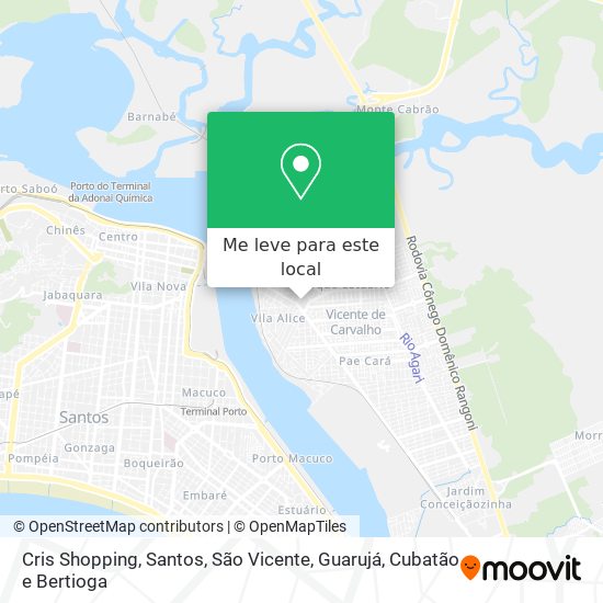 Cris Shopping mapa