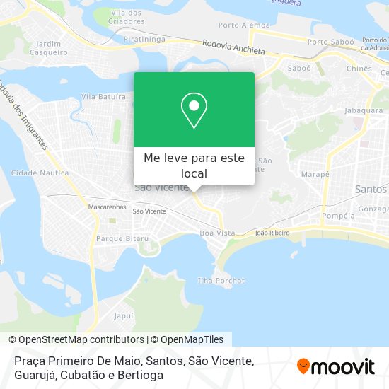 Praça Primeiro De Maio mapa