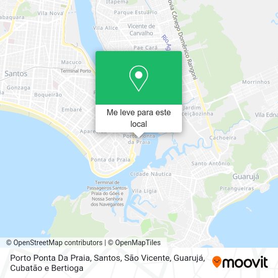 Porto Ponta Da Praia mapa