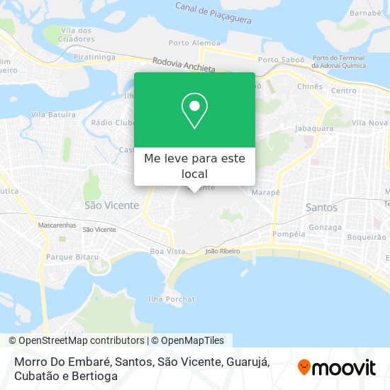 Morro Do Embaré mapa