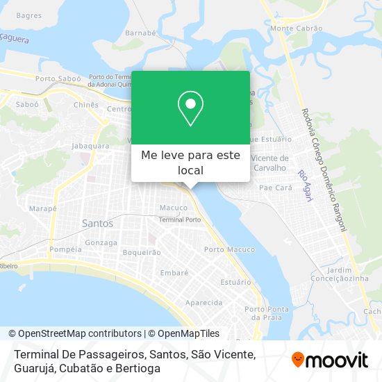 Terminal De Passageiros mapa