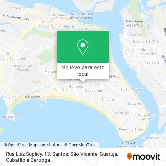Rua Luíz Suplicy, 13 mapa