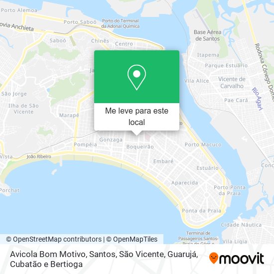 Avicola Bom Motivo mapa