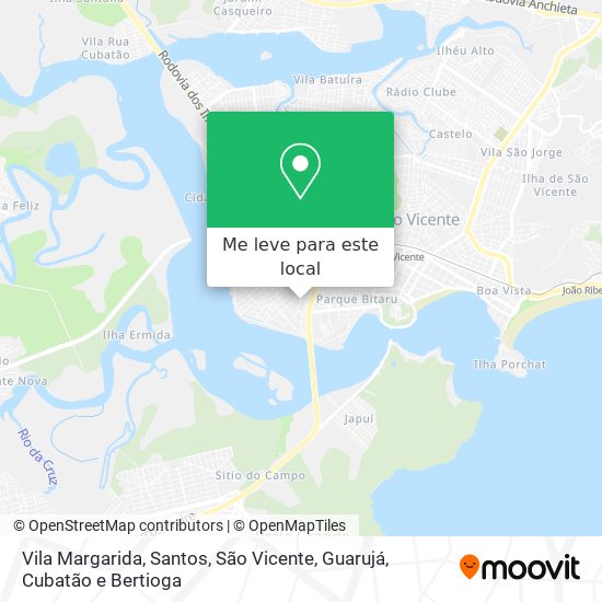 Vila Margarida mapa
