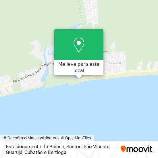 Estacionamento do Baiano mapa