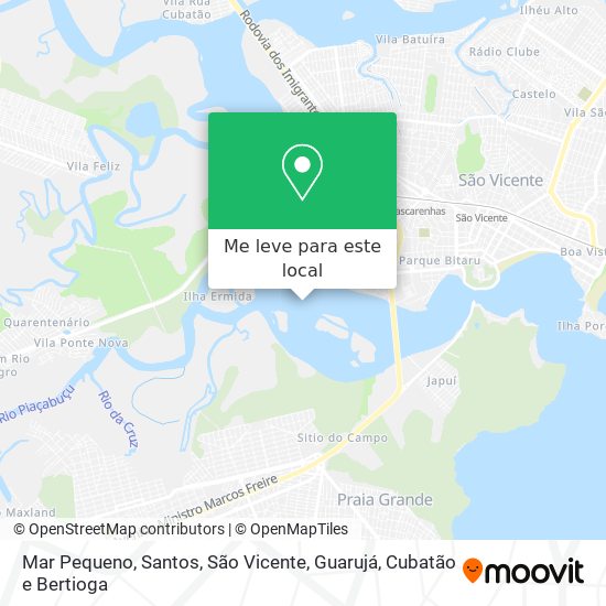 Mar Pequeno mapa