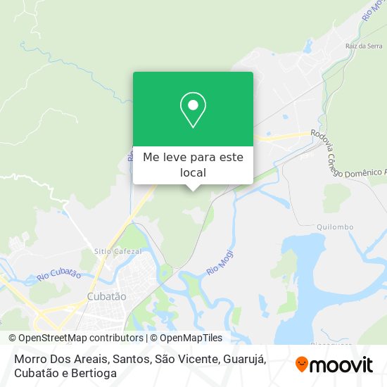 Morro Dos Areais mapa