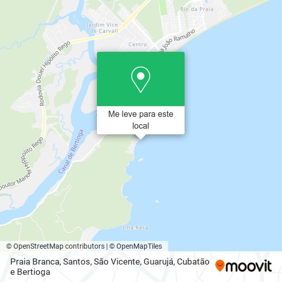 Praia Branca mapa