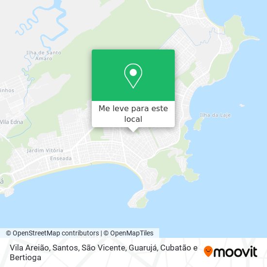 Vila Areião mapa