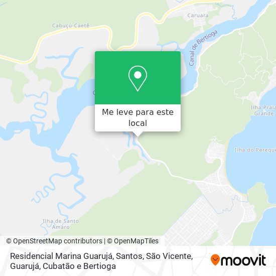 Residencial Marina Guarujá mapa